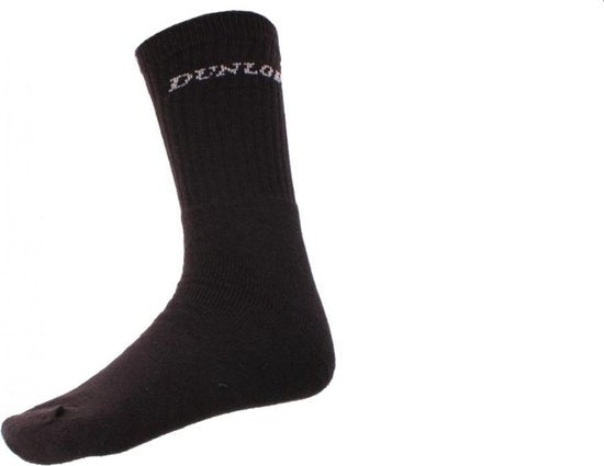 Dunlop Sports Socks 6 pair Black 41-45 Sports Socks