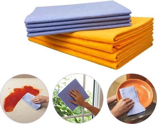 Bamboo Fiber Cloth - Absorbent Cloth - Cleaning Cloth - 32-pack