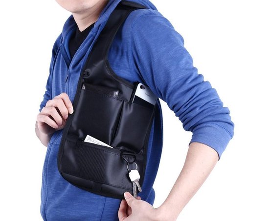 Hidden Anti-Theft Bag - Unnoticeable To Wear Under A Jacket