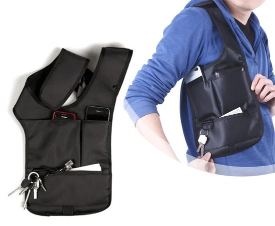 Hidden Anti-Theft Bag - Unnoticeable To Wear Under A Jacket