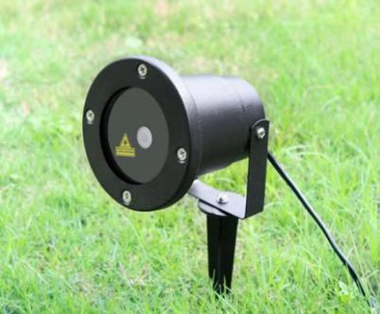 5W 12 in 1 Patronen Projecteren Lamp, GODF-12RG waterbestendig Buiten Tuinwerf Tuin Decoratieve Laser Projector Lamp met Afstandsbediening (Groen Licht + Rood licht)