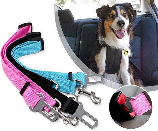 Dog seat belt - Car seat belt for dogs - Belt for dogs - Seat belt dog - Black VARIANT