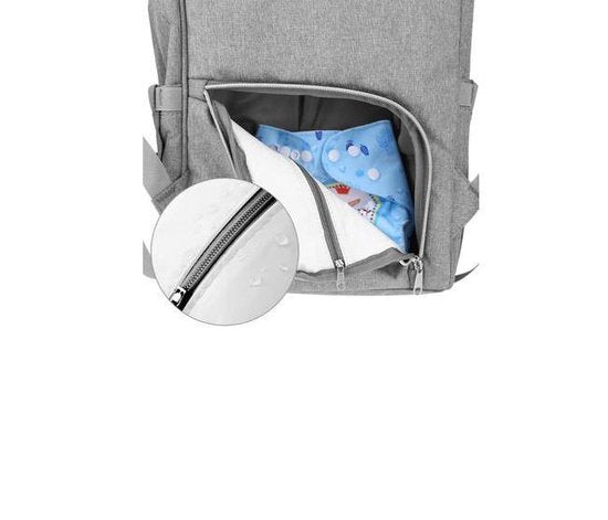 Lequeen Diaper Bag Backpack - Nursery Bag Diaper Bag - Pamper Bag - Dark Gray - Stylish and Durable