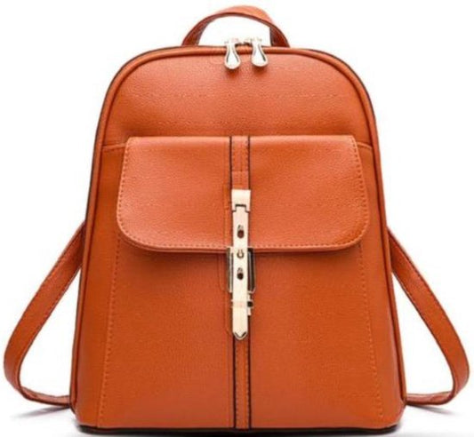 Women's Backpack Rucksack Backpack - Brown