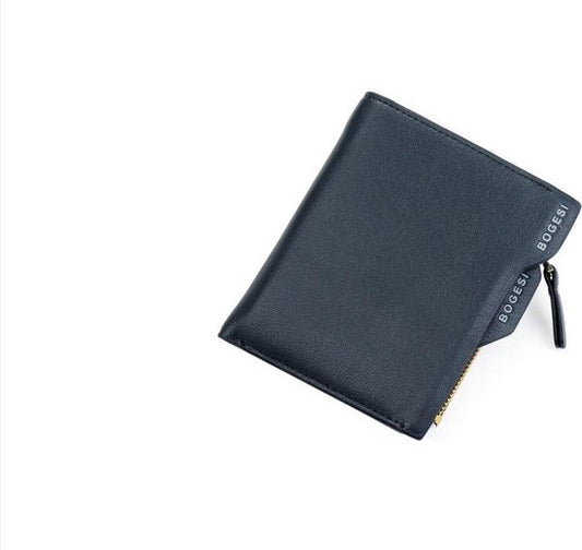 Bogesi wallet - Men Wallet Blue Removable card holder