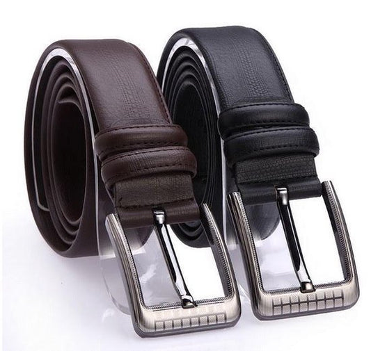 Leather Belts Brown &amp; Black with Magic Wallet Card Holder Christmas Gift