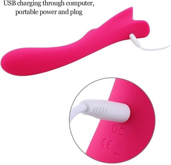 G-Spot en Clitoris Stimulator - 9 standen - Roze
