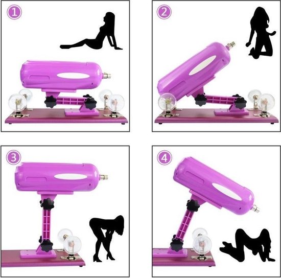 Auxfun® BASIC Seks Machine Pakket Morado Sex Vele Extra's Sexmachine