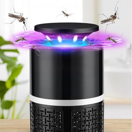 Elektrische UV Muggenlamp - USB - Zwart
