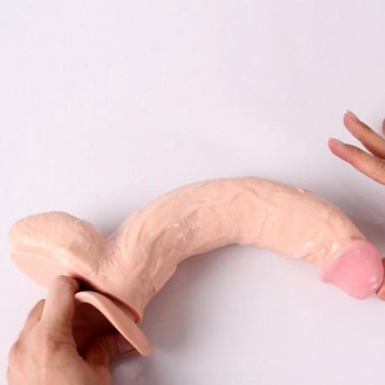 Extreem Grote Dildo met zuignap 33cm