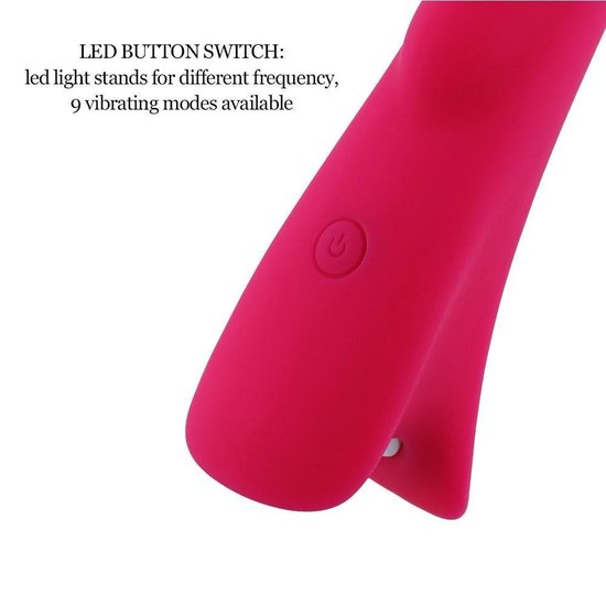 G-Spot and Clitoris Stimulator - 9 positions - Pink