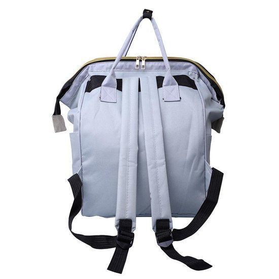 Hip Backpack Spacious Backpack Schoolbag Gray