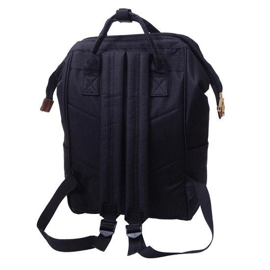Hip Backpack Spacious Backpack School Bag - Black
