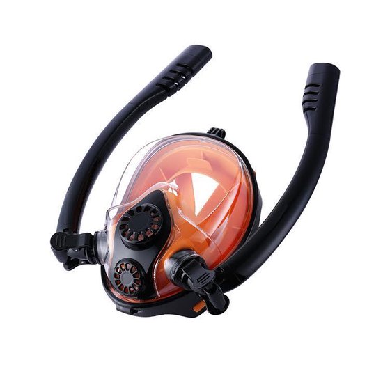 Diving mask - Snorkel mask - Fullface mask - Black / Orange