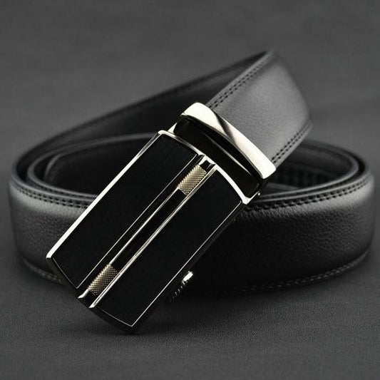 Men's belt with automatic buckle Chic Easy to customize No need for holes!