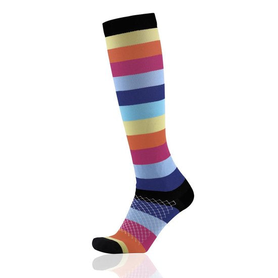 Compression Socks 3 Pairs L/XL 42 - 47 Colorful