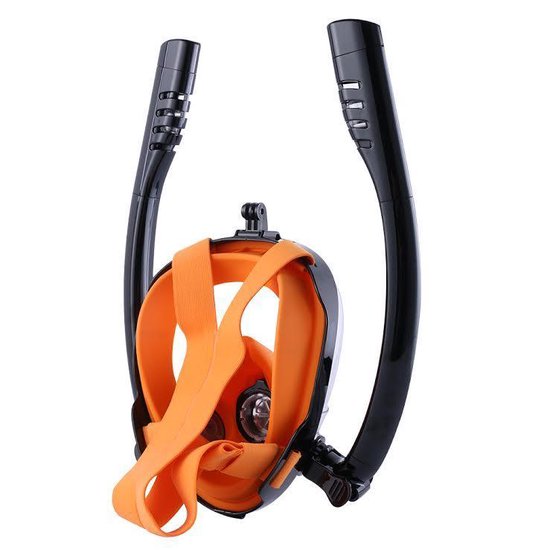 Diving mask - Snorkel mask - Fullface mask - Black / Orange