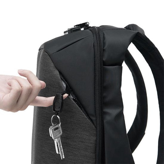 Anti theft backpack with tsa outlet lock