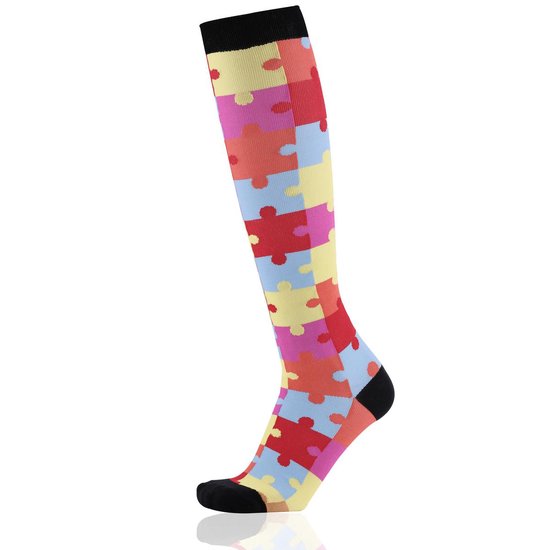 Compression Socks 3 Pairs L/XL 42 - 47 Colorful