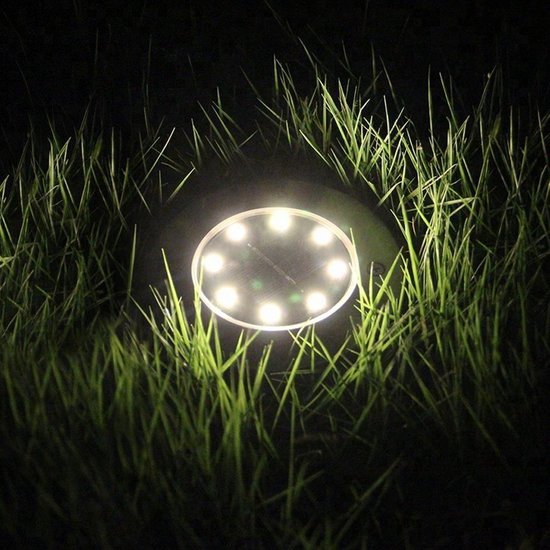 4x LED Ground Spots Solar Garden Set - Garden lighting - Solar Energy - Waterproof - Environmentally friendly lighting