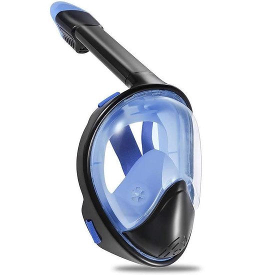 Snorkelmasker  Duikmasker  Full face duikmasker   Zwart/Blauw