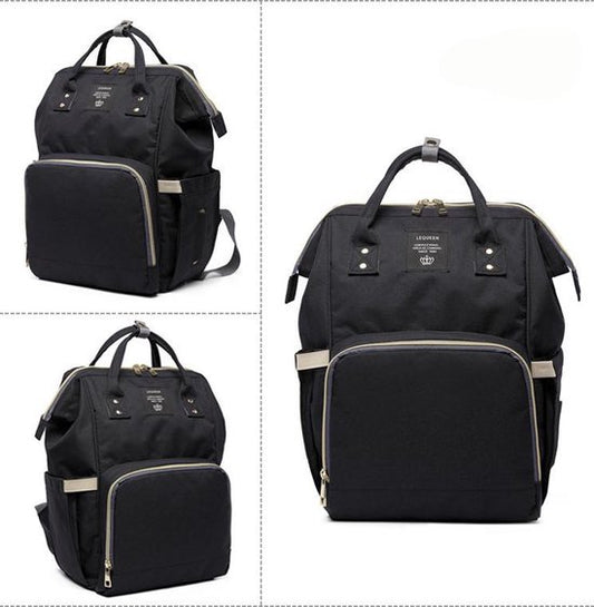 Luiertas - LuierRUGZAK - Verzorgingstas - Kwalitatieve Verzorgingstas – Stijlvol en Duurzaam - Baby - Zwart