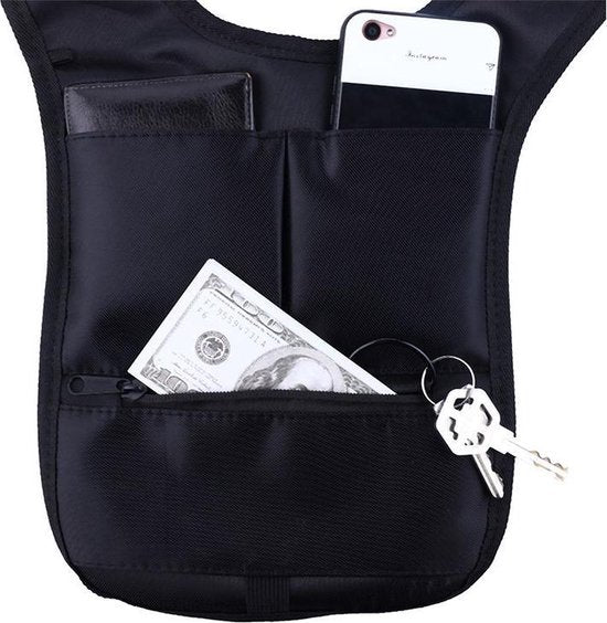 Hidden Anti-Theft Bag - Unnoticeable To Wear Under A Jacket