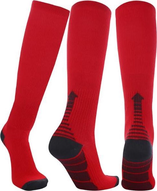 MeditorPlus Vital Sporty Compression Socks 2 Pairs Red - S/M