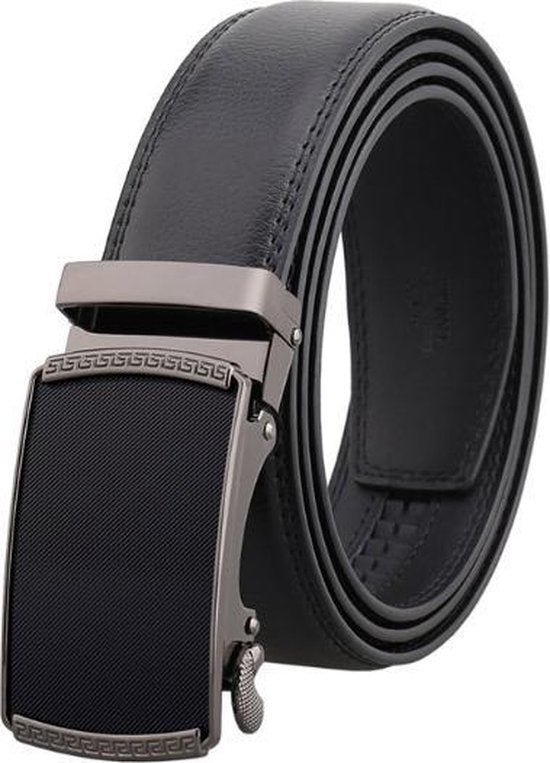 Men's Belt with Automatic Buckle Easy to adjust Holes make unnecessary! Men's belt