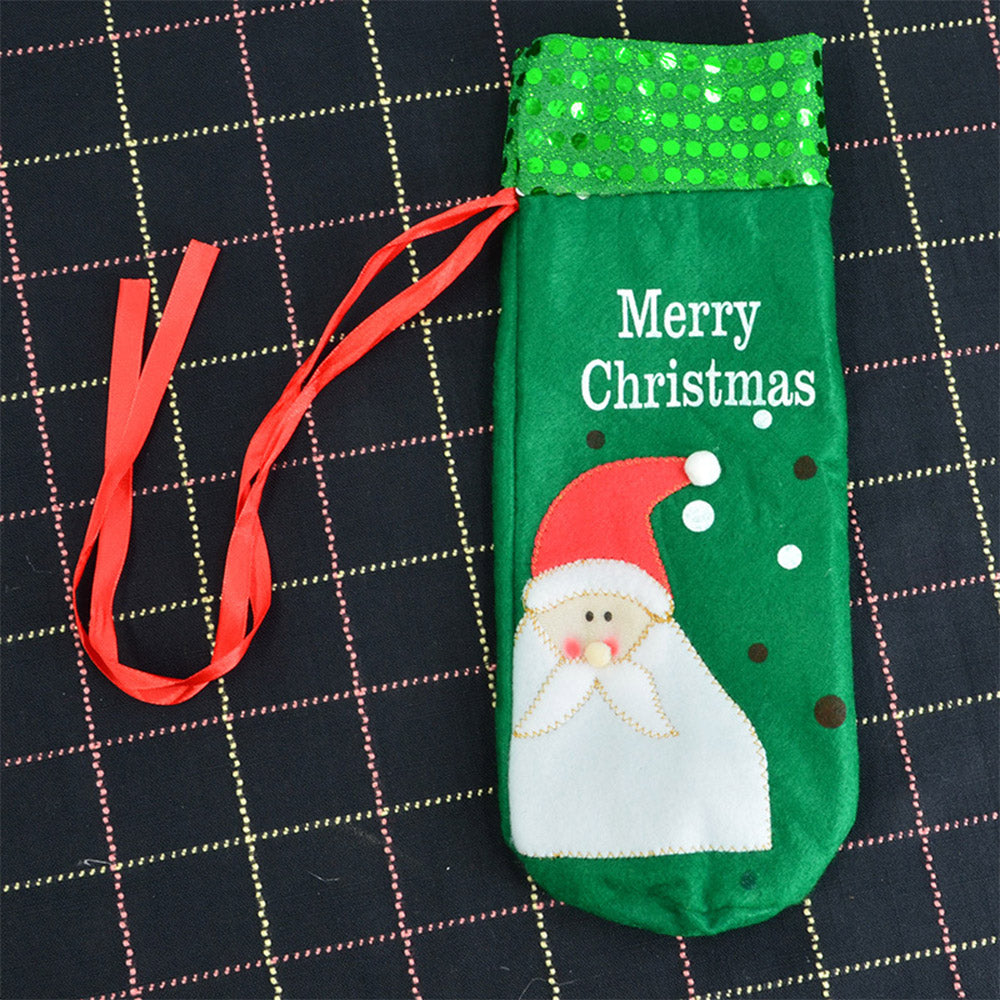 2-Pack Christmas wine bottle covers