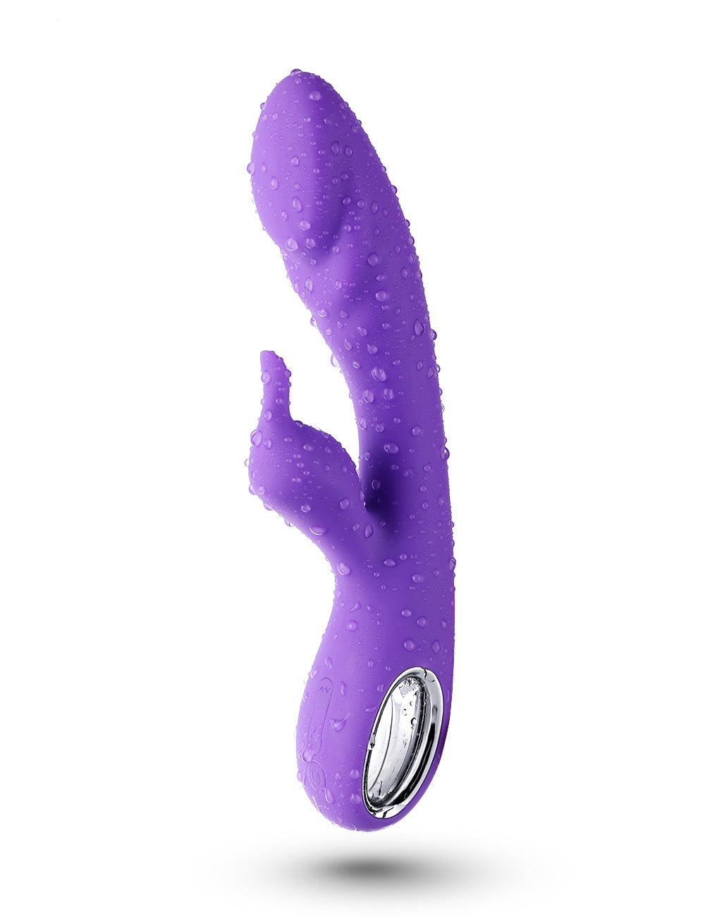 Heated Rabbit Vibrator - 100% Waterproof - Medically Approved Silicone - Double Motor