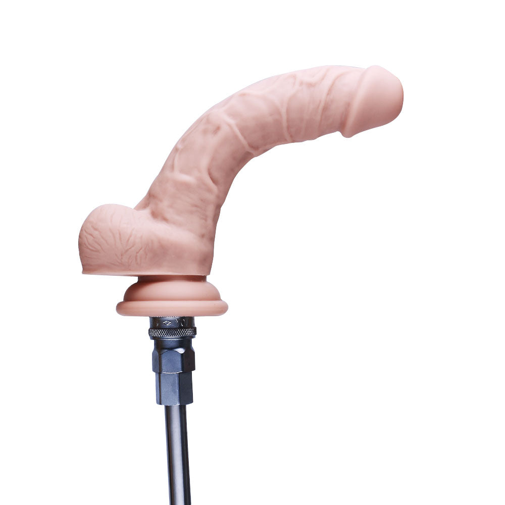 Hismith 21cm Long Silicone Dildo Quick Air Connector