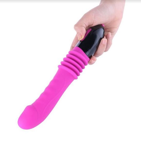 Thrusting Vibrator - G-Spot Vibrator - Vibrator - Handheld sex machine - 2 in 1! Double the pleasure - See video