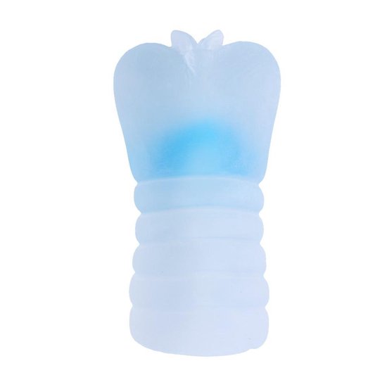 Pocket Pussy Silicone Blue Double layered
