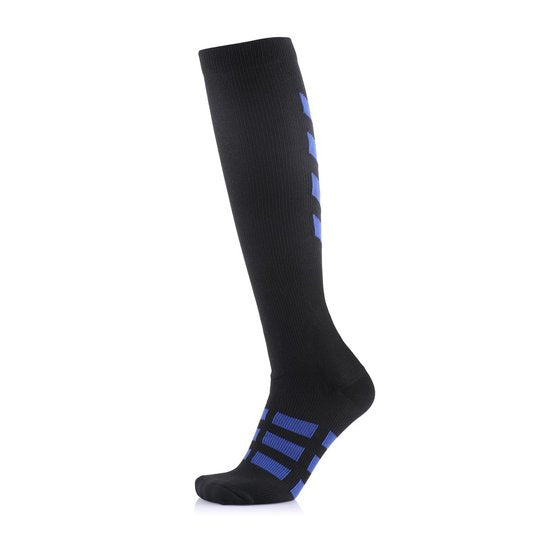 MeditorPlus Compression Socks - 2 pairs - Hybrid Sport Outdoor - Black/Blue - Size SM (35-38)