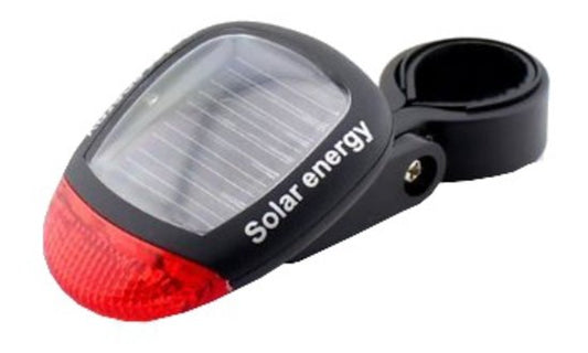 LED Solar fietslampje achterkant