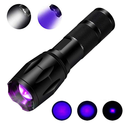 UV Flashlight Blacklight with 2300 Lumen - Detect stains, check your hotel room for cleanliness, etc