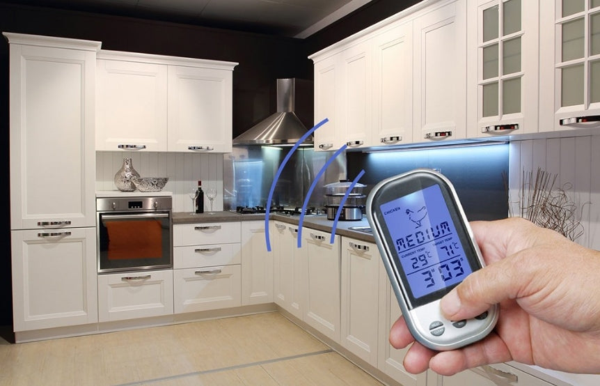 Quickstuff Digital Remote Meat Thermometer - Wireless