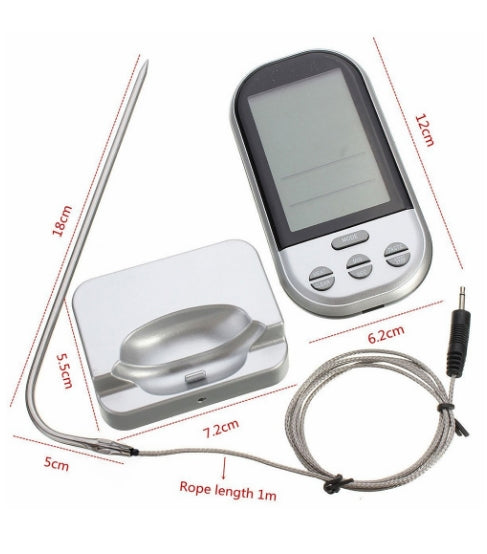Meat thermometer BBQ Digital thermometer Wireless battery operated