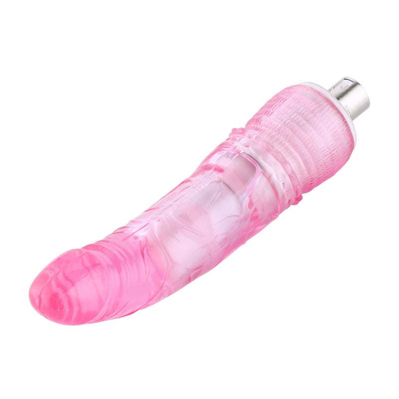 Anal Pink Dildo with Curvature 3XLR Connector