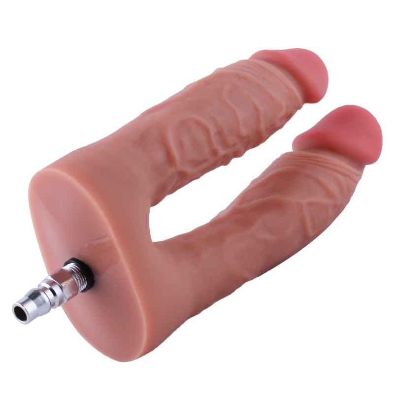 Double Fuck Premium Dildo Quick Air Connector