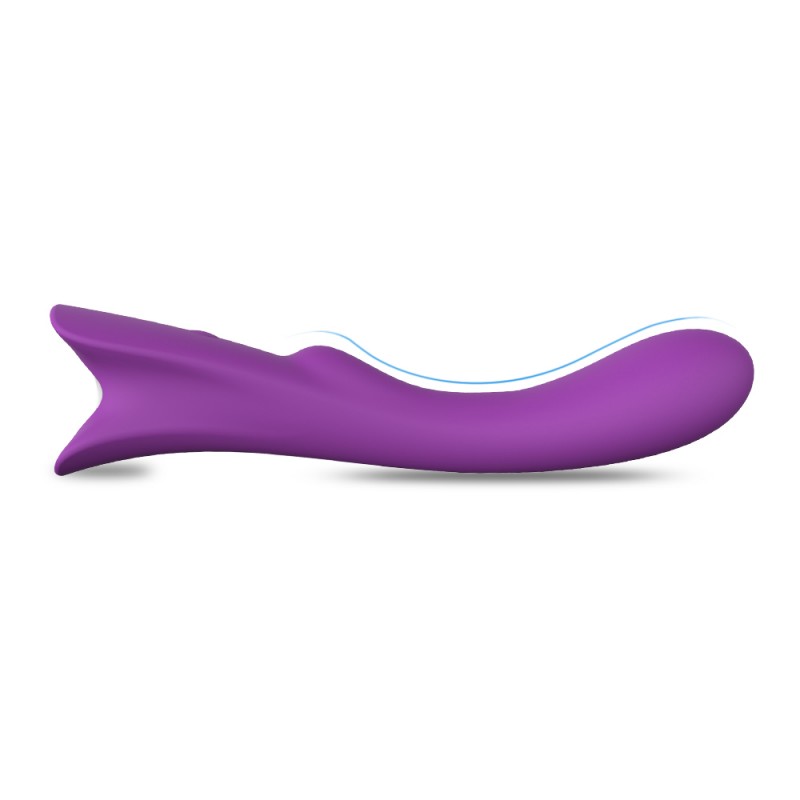 G-Spot and Clitoris Stimulator - 9 positions - Purple