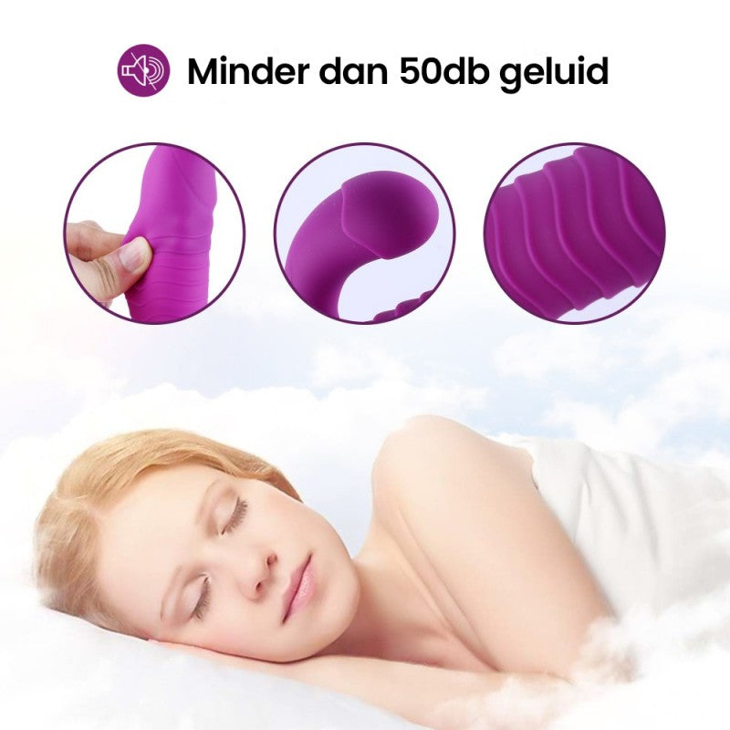 G Spot Vibrerende Dildo Vibrator voor vrouwen, Clitoris & anale stimulatie met afstandsbediening!