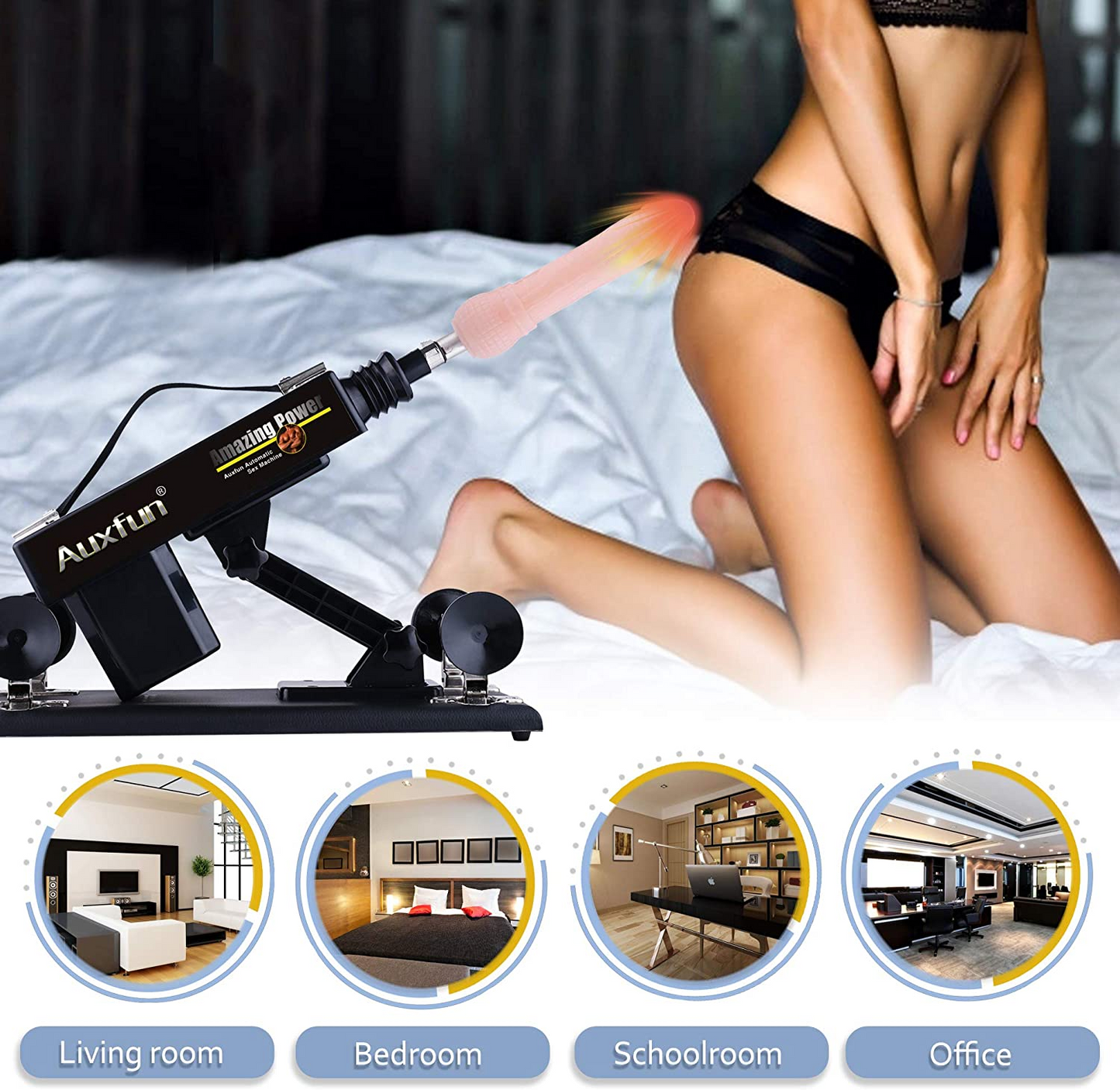 Auxfun® BASIC Sex Machine Package Koen K Sex Furniture With many EXTRAS