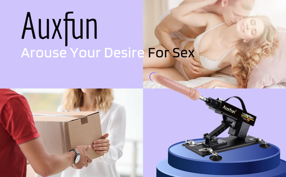 Auxfun® Basic Sex Machine Package RJ With Dildo and many Extras