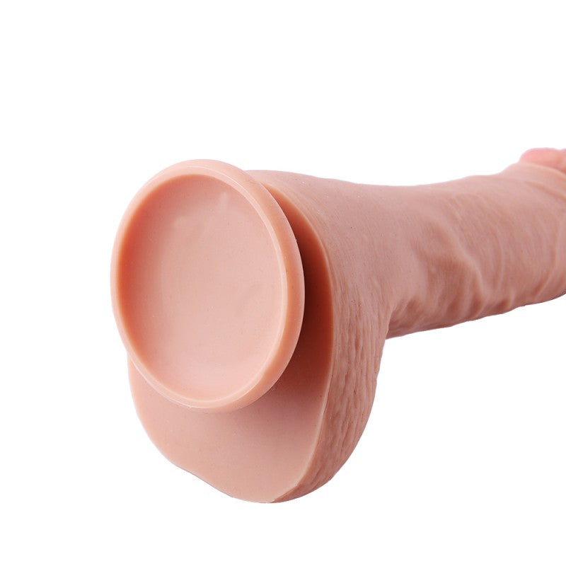 Realistische Zuignap Dildo 20 CM Dik en Flexibel Softskin