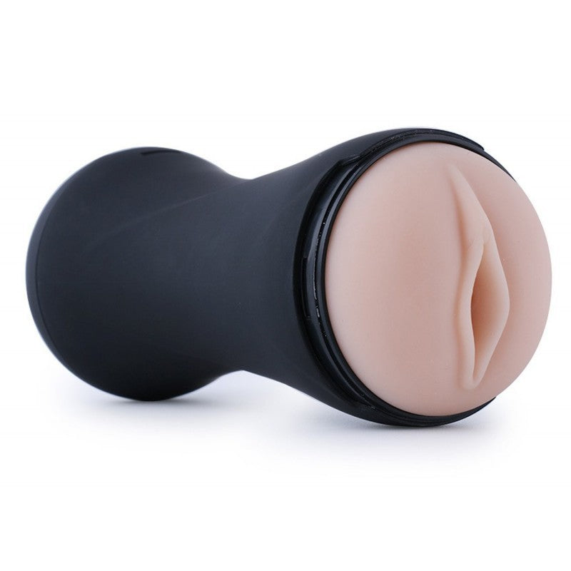 Pocket Pussy voor de Quick Air Connector Seksmachines Kunstvagina met Vibratie! Zwart