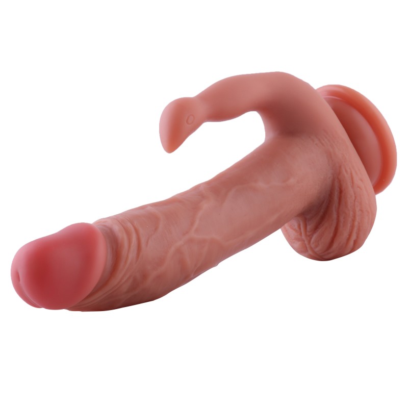 Dildo met Zuignap en clitoris stimulatie